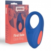 Синее эрекционное кольцо RRRING First Date Cock Ring - FeelzToys - в Новомосковске купить с доставкой