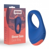 Синее эрекционное кольцо RRRING Dinner Date Cock Ring - FeelzToys - в Новомосковске купить с доставкой