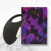 Черное эрекционное виброкольцо Thor Cockring - FeelzToys - в Новомосковске купить с доставкой