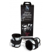 Серо-черные наручники Totally His - Fifty Shades of Grey - купить с доставкой в Новомосковске