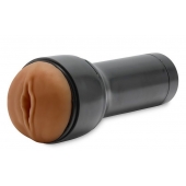 Коричневый мастурбатор-вагина Feel Stroker - Kiiroo - в Новомосковске купить с доставкой