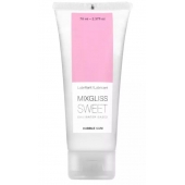Смазка на водной основе Mixgliss Sweet с ароматом бабл-гам - 70 мл. - Mixgliss - купить с доставкой в Новомосковске