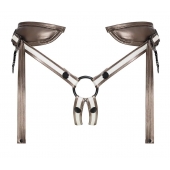 Бронзовый пояс для насадок Desirous Harness - Strap-on-me - купить с доставкой в Новомосковске