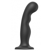 Черная насадка Strap-On-Me Dildo Plug P G size XXL - Strap-on-me - купить с доставкой в Новомосковске