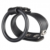 Двойное кольцо выносливости на пенис DUAL STAMINA RING - BlueLine - в Новомосковске купить с доставкой