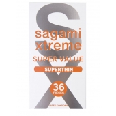 Ультратонкие презервативы Sagami Xtreme Superthin - 36 шт. - Sagami - купить с доставкой в Новомосковске