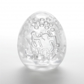 Мастурбатор-яйцо Keith Haring EGG DANCE - Tenga - в Новомосковске купить с доставкой