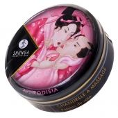 Массажная свеча Rose Petals с ароматом розы - 30 мл. - Shunga - купить с доставкой в Новомосковске