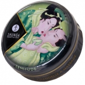 Массажная свеча Exotic Green Tea с ароматом зелёного чая - 30 мл. - Shunga - купить с доставкой в Новомосковске