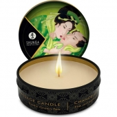 Массажная свеча Exotic Green Tea с ароматом зелёного чая - 30 мл. - Shunga - купить с доставкой в Новомосковске