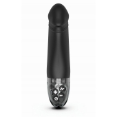 Черный вибратор с электростимуляцией Real Deal Neal - 16,5 см. - MyStim - купить с доставкой в Новомосковске