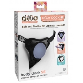 Черные трусики для страпона Body Dock SE на регулируемых ремнях - Pipedream - купить с доставкой в Новомосковске