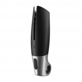 Черный мастурбатор с вибрацией Power Masturbator - Satisfyer - в Новомосковске купить с доставкой