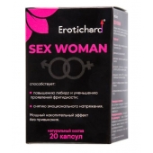 Капсулы для женщин Erotichard sex woman - 20 капсул (0,370 гр.) - Erotic Hard - купить с доставкой в Новомосковске