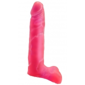 Розовая насадка-фаллос для трусиков Harness - 16,5 см. - LOVETOY (А-Полимер) - купить с доставкой в Новомосковске
