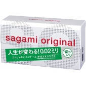 Ультратонкие презервативы Sagami Original 0.02 - 10 шт. - Sagami - купить с доставкой в Новомосковске