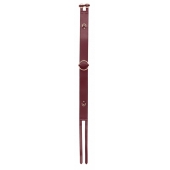 Бордовый ремень Halo Waist Belt - размер L-XL - Shots Media BV - купить с доставкой в Новомосковске