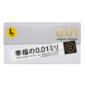 Презервативы Sagami Original 0.02 L-size увеличенного размера - 5 шт. - Sagami - купить с доставкой в Новомосковске