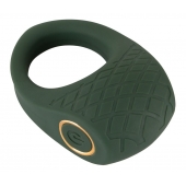 Зеленое эрекционное виброкольцо Luxurious Vibro Cock Ring - Orion - в Новомосковске купить с доставкой