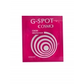 Стимулирующий интимный крем для женщин Cosmo G-spot - 2 гр. - Биоритм - купить с доставкой в Новомосковске
