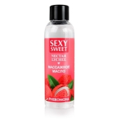 Массажное масло Sexy Sweet Nectar Lychee с феромонами и ароматом личи - 75 мл. - Биоритм - купить с доставкой в Новомосковске