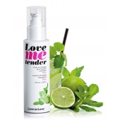 Съедобное согревающее массажное масло Love Me Tender Mojito с ароматом мохито - 100 мл. - Love to Love - купить с доставкой в Новомосковске