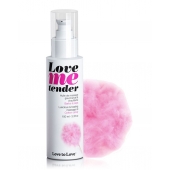 Съедобное согревающее массажное масло Love Me Tender Cotton Candy с ароматом сладкой ваты - 100 мл. - Love to Love - купить с доставкой в Новомосковске