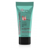 Съедобный интимный гель Orgie Lube Tube Cocktail Strawberry Mojito - 50 мл. - ORGIE - купить с доставкой в Новомосковске