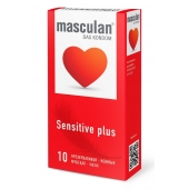 Презервативы Masculan Sensitive plus - 10 шт. - Masculan - купить с доставкой в Новомосковске