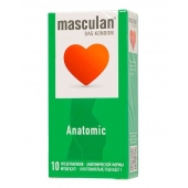 Презервативы анатомической формы Masculan Anatomic - 10 шт. - Masculan - купить с доставкой в Новомосковске
