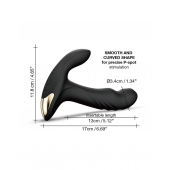 Черный вибромассажер простаты Multi P-Joy с 3 моторами - Dorcel - в Новомосковске купить с доставкой