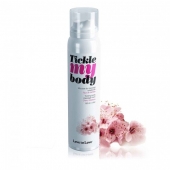 Массажная хрустящая пенка Tickle My Body Cherry Blossom с ароматом вишневого цвета - 150 мл. - Love to Love - купить с доставкой в Новомосковске