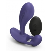 Темно-синий вибромассажер Witty P G Vibrator with Remote Control - Love to Love - в Новомосковске купить с доставкой