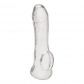Прозрачная насадка на пенис Transparent Penis Enhancing Sleeve Extension - 15,9 см. - BlueLine - в Новомосковске купить с доставкой