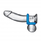 Комплект из 2 эрекционных колец-восьмерок 2-Pack Duo Cock And Ball Stamina Enhancement Ring - BlueLine - в Новомосковске купить с доставкой