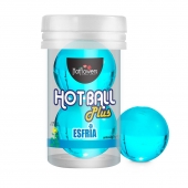 Лубрикант на масляной основе Hot Ball Plus с охлаждающим эффектом (2 шарика по 3 гр.) - HotFlowers - купить с доставкой в Новомосковске