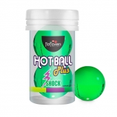 Лубрикант на силиконовой основе Hot Ball Plus с покалывающим эффектом (2 шарика по 3 гр.) - HotFlowers - купить с доставкой в Новомосковске
