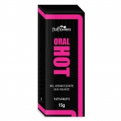 Гель для оральных ласк Oral Hot с согревающим эффектом - 15 гр. - HotFlowers - купить с доставкой в Новомосковске