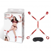 Красная фиксация на матрас Classic Bedspreader - Lux Fetish - купить с доставкой в Новомосковске
