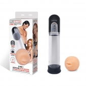 Автоматическая вакуумная помпа-мастурбатор Blowjob Auto Sucker Penis Enlarger Pump - Lux Fetish - в Новомосковске купить с доставкой