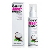 Съедобное согревающее массажное масло Love Me Tender Cocos с ароматом кокоса - 100 мл. - Love to Love - купить с доставкой в Новомосковске