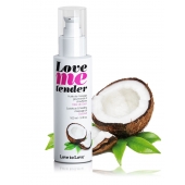 Съедобное согревающее массажное масло Love Me Tender Cocos с ароматом кокоса - 100 мл. - Love to Love - купить с доставкой в Новомосковске