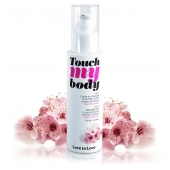 Силиконовый лубрикант 2-в-1 Touch My Body с ароматом вишнёвого цвета - 100 мл. - Love to Love - купить с доставкой в Новомосковске