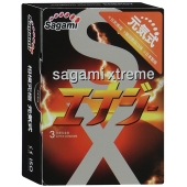 Презервативы Sagami Xtreme ENERGY с ароматом энергетика - 3 шт. - Sagami - купить с доставкой в Новомосковске