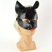 Черная кржаная маска Pussy - Sitabella - купить с доставкой в Новомосковске