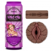 Коричневый мастурбатор-вагина Pleasure Brew Masturbator-Wild Ale в банке - Lovetoy - в Новомосковске купить с доставкой