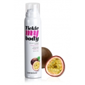 Массажная хрустящая пенка Tickle my body с ароматом маракуйи - 150 мл. - Love to Love - купить с доставкой в Новомосковске