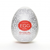 Мастурбатор-яйцо Keith Haring EGG PARTY - Tenga - в Новомосковске купить с доставкой