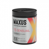 Анатомические презервативы MAXUS Sensual - 15 шт. - Maxus - купить с доставкой в Новомосковске