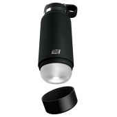 Черный мастурбатор в виде бутылки Fap Flask - Pipedream - в Новомосковске купить с доставкой